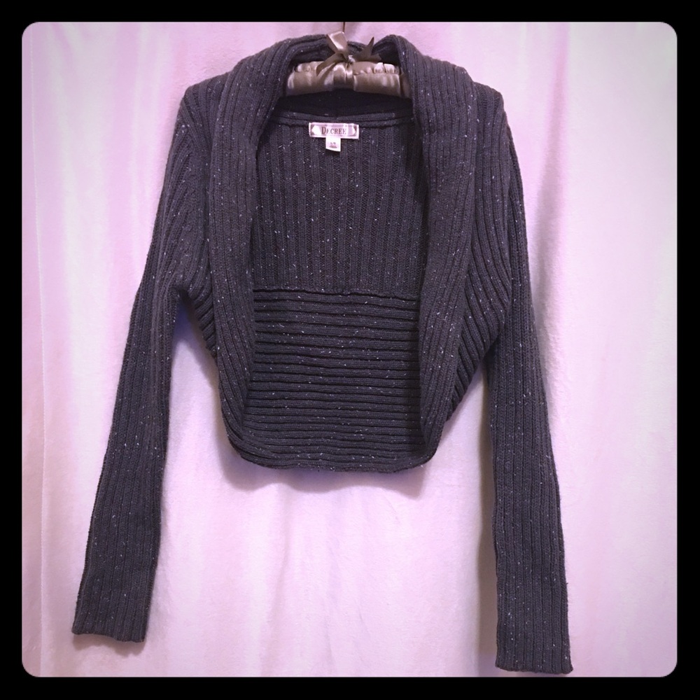New cocoon sweater.